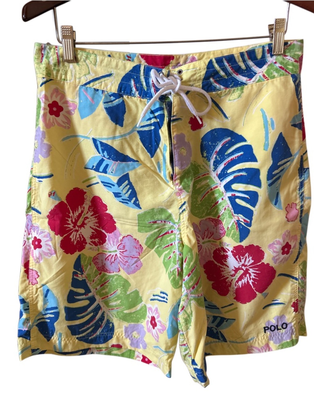 Polo Sport Board Shorts Size 32 Tropical Hibiscus